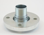 Swivel flange couplings smoothserrated tail